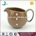 Simple y hermoso porcelana marrón conjunto de café conjunto de té china